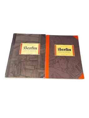 Berlin Graphic Novel Vol 1 & 2 Lutes Weimar Germany Lot 2 City Stones Smoke